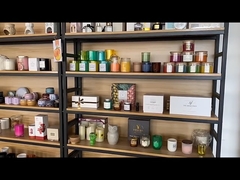 เทียนหอมยิปซั่ม David Plaster แฮนด์เมดกลิ่น Gardenia สำหรับคริสต์มาส