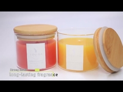 Odm Deerskin Jacket Jar เทียนแก้วธรรมดาหอม