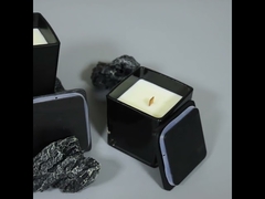 เทียนหอมถั่วเหลืองแฮนด์เมด รสมะพร้าวมะนาว