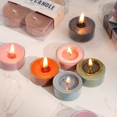 AROMA HOME 4 pcs Pack น้ำมันหอมระเหย DIY คุณภาพสูง Ginger orange Rose กลิ่นหอมขี้ผึ้งถั่วเหลืองเทียนหอมชา