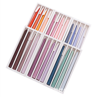 AROMA HOME Ins Home Decor เทียนหอมอโรมาแท่งยาวขี้ผึ้งถั่วเหลืองหอมเทียนหอมสีบริสุทธิ์เทียนเสา