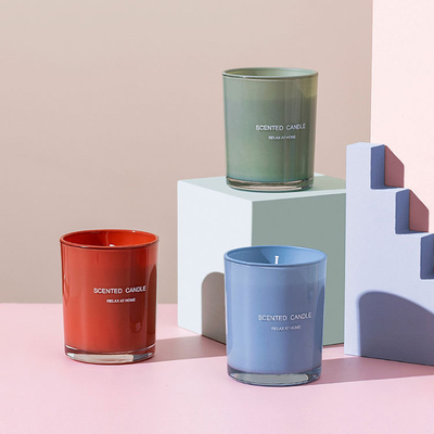 AROMA HOME Best Seller Aromatic Gift Box Set ขวดแก้วทำเอง 100% Natural Scented Candle Set