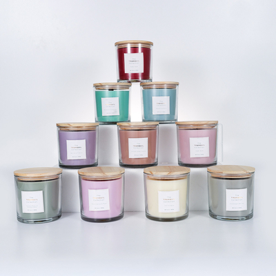 Handmade White Barn Vanilla Sage เทียนไขถั่วเหลืองหอมแก้วกลางแจ้งสำหรับบ้าน