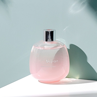 Rose Flower Room ขวดแก้วน้ำมันหอมระเหย Stick Reed Diffuser สำหรับบ้าน
