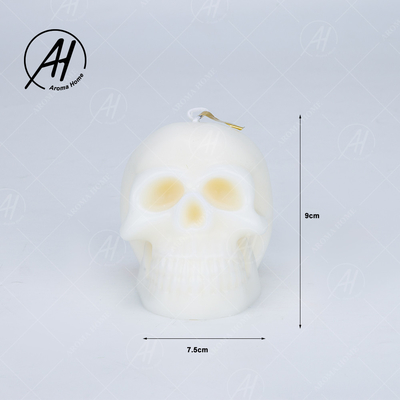 ฮาโลวีน Creative Home Decor ขี้ผึ้งถั่วเหลือง Handmade Skull เทียนหอม