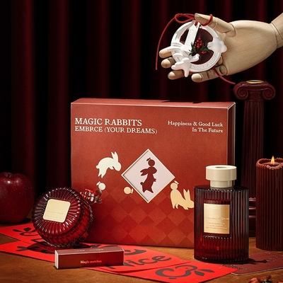 Rabbit Reed Diffuser น้ำหอมปรับอากาศกลิ่นเทียนแขวนขี้ผึ้งน้ำมันหอมธรรมชาติ