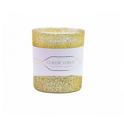 Oem Lavender และ Sage Votive Aroma Home Candle ในแก้วปรอทสีดำสีชมพูทอง