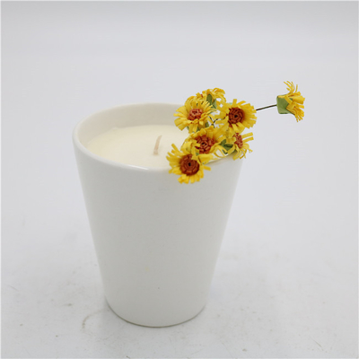 Aroma Home Tea Cup เทียนถั่วเหลืองเซรามิก กลิ่น Matte White 7oz