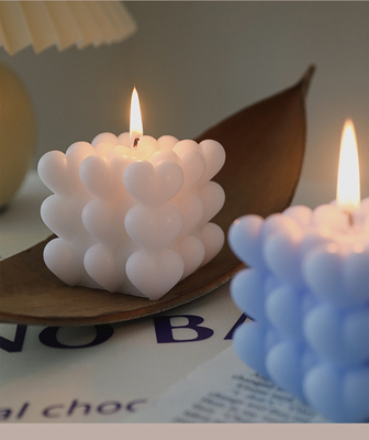 AROMA HOME INS OEM Rubik's Geometric Cube Aromatherapy soy wax cube bubble candle เทียนหอมสำหรับตกแต่งบ้าน