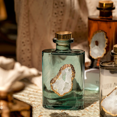 น้ำมันหอมระเหยอโรมาสำนักงานอากาศสดชื่นห้องน้ำหอมขวดแก้ว Reed Diffuser