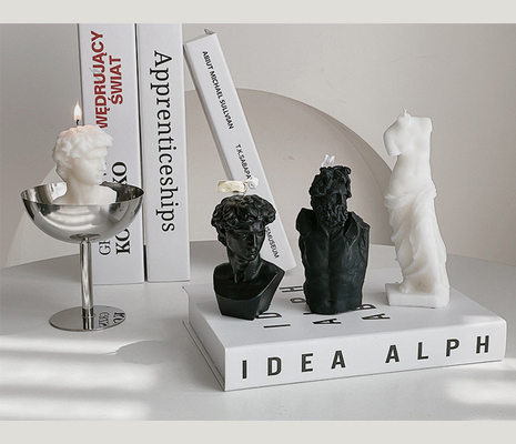 AROMA HOME รักโรแมนติกเทียนหอม David Venus Laocoon ประติมากรรมร่างกายมนุษย์ขี้ผึ้งถั่วเหลืองเทียนหอมของขวัญวันเกิด