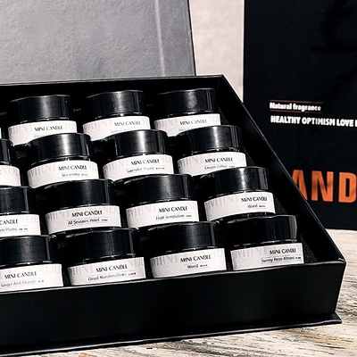 AROMA HOME China Best Price Shopping Christmas Soy Wax Fragrance Scent Example 16pcs/Set Mini Scented Candle