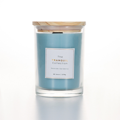 Handmade White Barn Vanilla Sage เทียนไขถั่วเหลืองหอมแก้วกลางแจ้งสำหรับบ้าน