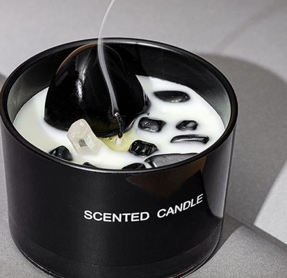 Fragrance Mini Small Scented Soy Candle Jar โลโก้ที่กำหนดเองฉลากส่วนตัวเป็นกลุ่ม