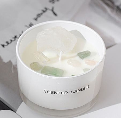 Fragrance Mini Small Scented Soy Candle Jar โลโก้ที่กำหนดเองฉลากส่วนตัวเป็นกลุ่ม