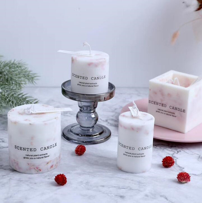 AROMA HOME ของขวัญแต่งงานสุดหรู Travel Scented Pillar Candle โลโก้ที่กำหนดเอง