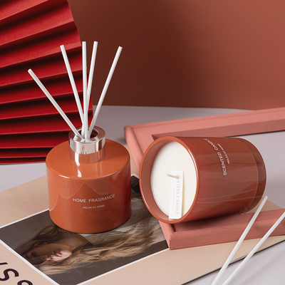 AROMA HOME Fragrance Oil Unique Reed Diffuser ชุดกล่องของขวัญเทียนหอม