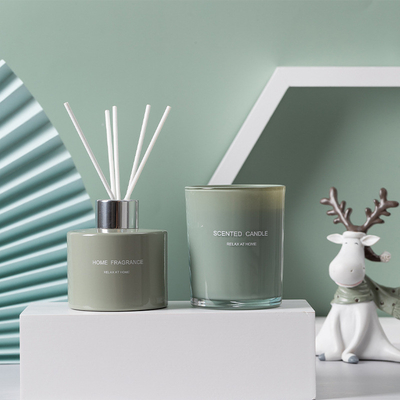 AROMA HOME Fragrance Oil Unique Reed Diffuser ชุดกล่องของขวัญเทียนหอม