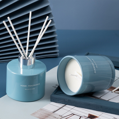 AROMA HOME Fragrance Oil Unique Reed Diffuser ชุดกล่องของขวัญเทียนหอม