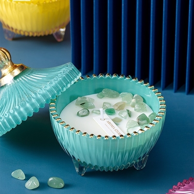 พืชผสมขี้ผึ้ง Immortalized Flower Golden Cup Custom เทียนหอมอโรมาแฮนด์เมด