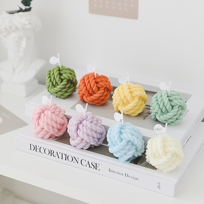 เทียนหอมถั่วเหลืองสีขาวแฟนซีฉลากส่วนตัวแบบกำหนดเอง Scentscrew เทียนอินทรีย์