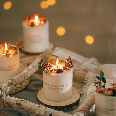 Healing Crystal Spiritual Aromatherapy Scented Soy Candles ฉลากส่วนตัว
