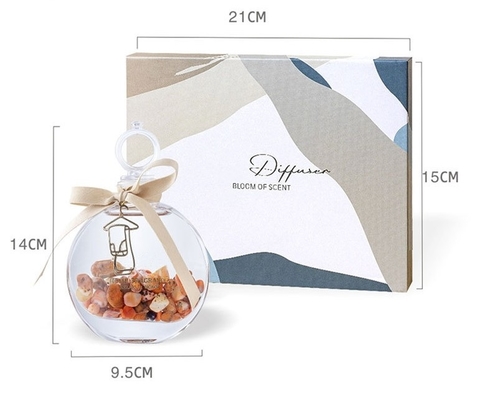 น้ำมันหอมระเหยแก้วธูปหินน้ำหอมปรับอากาศสีสันสดใส Crystal Aroma Diffuser