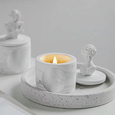 2023 ECO David Plaster Gypsum Sculpture Fragrance Gardenia เทียนหอม