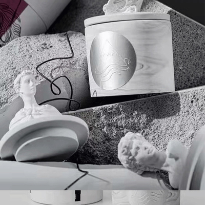 2023 ECO David Plaster Gypsum Sculpture Fragrance Gardenia เทียนหอม