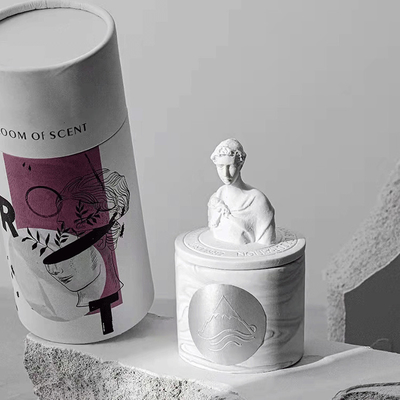 2023 ECO David Plaster Gypsum Sculpture Fragrance Gardenia เทียนหอม