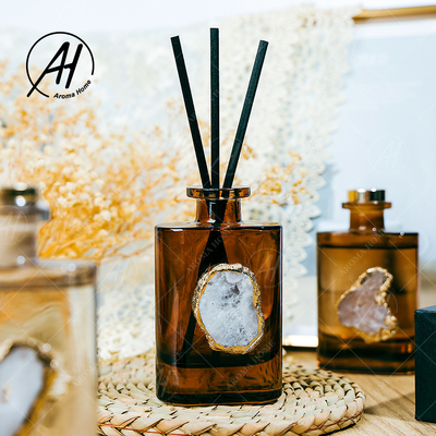 ขวดแก้วกลิ่น No Fire Fragrance Fireless Reed Diffuser สำหรับตกแต่งบ้าน
