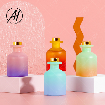 ของตกแต่งบ้าน Fragrance Gradient Essence Oil Aroma Reed Diffuser พร้อมกล่อง