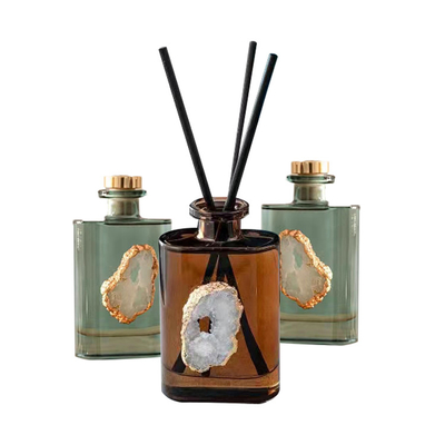 AROMA HOME ชุดไม้หอมปรับอากาศกลิ่นแอมเบอร์คริสตัล 180มล. สำหรับห้องนอน