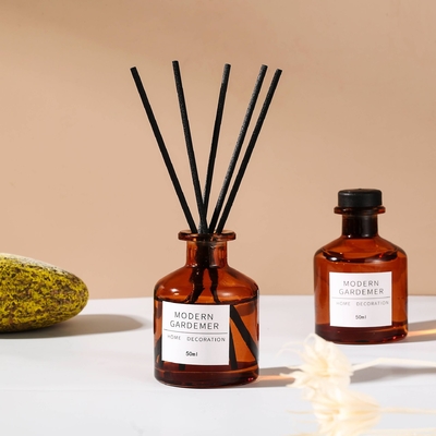 ขวดแก้วสั่งทำ ตกแต่งบ้าน โรงแรม กลิ่น Reed Diffuser 50ML