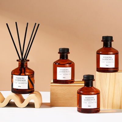 ขวดแก้วสั่งทำ ตกแต่งบ้าน โรงแรม กลิ่น Reed Diffuser 50ML