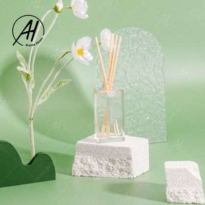 ขวดแก้วโรงแรมน้ำมันน้ำหอมปรับอากาศแบบแท่ง Reed Diffuser 100ML พร้อมกล่องบรรจุภัณฑ์