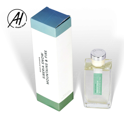 ขวดแก้วโรงแรมน้ำมันน้ำหอมปรับอากาศแบบแท่ง Reed Diffuser 100ML พร้อมกล่องบรรจุภัณฑ์