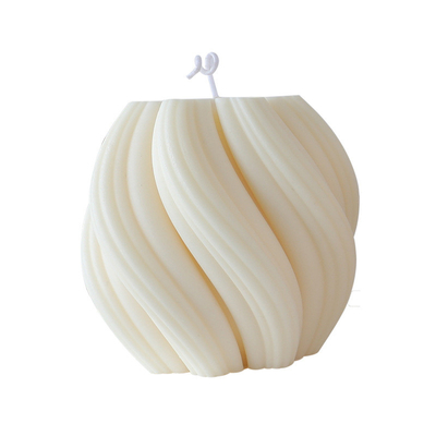 Aroma Home Unique Stock Vortex Shape เทียนหอมขี้ผึ้งถั่วเหลืองสำหรับโรงแรมงานแต่งงาน