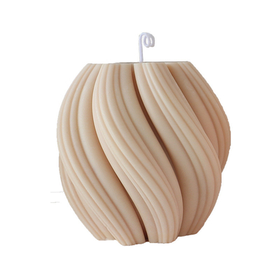 Aroma Home Unique Stock Vortex Shape เทียนหอมขี้ผึ้งถั่วเหลืองสำหรับโรงแรมงานแต่งงาน