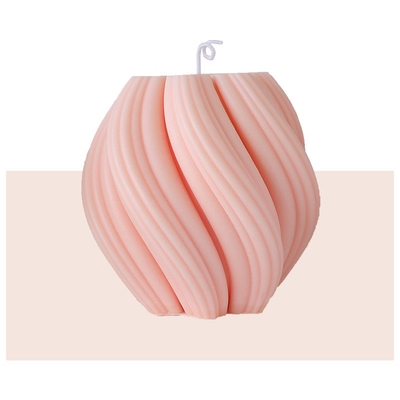 Aroma Home Unique Stock Vortex Shape เทียนหอมขี้ผึ้งถั่วเหลืองสำหรับโรงแรมงานแต่งงาน