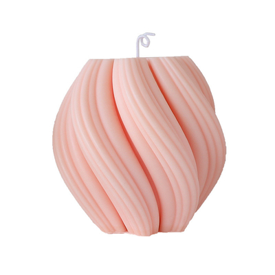 Aroma Home Unique Stock Vortex Shape เทียนหอมขี้ผึ้งถั่วเหลืองสำหรับโรงแรมงานแต่งงาน