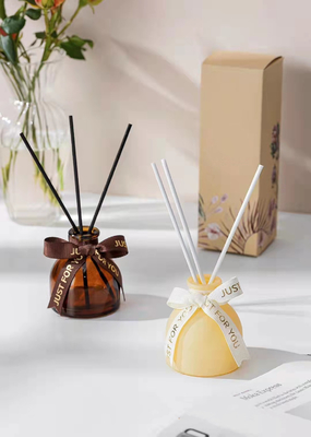 ขวดแก้ว 50 มิลลิลิตร กลิ่นหอมไม้ Aroma Luxury Home กลิ่นหอม Reed Diffuser