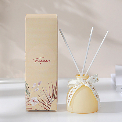 ขวดแก้ว 50 มิลลิลิตร กลิ่นหอมไม้ Aroma Luxury Home กลิ่นหอม Reed Diffuser