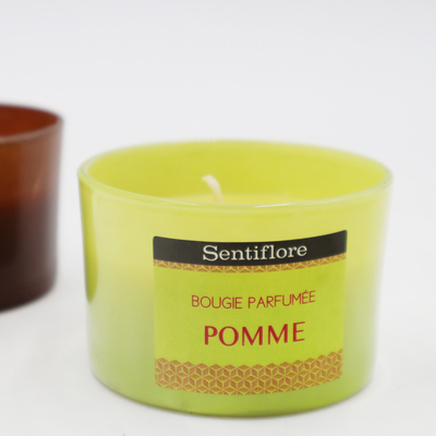 OEM ขี้ผึ้งถั่วเหลืองหอมอโรมาบ้านเทียนมะพร้าวและมะนาว 4oz