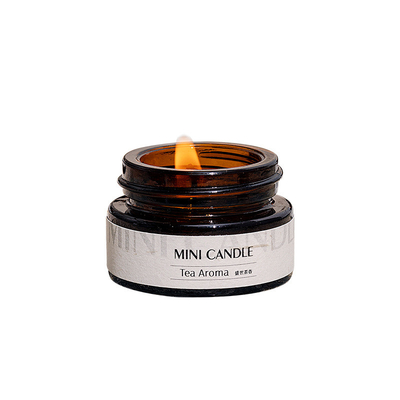 เทียนหอมอโรมามินิแอมเบอร์แก้ว 3oz Mason Jar Candle For Sleep Spa