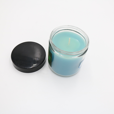 Aroma Home therapeutic เทียนหอมขวดแก้วสีฟ้า 3 ออนซ์สำหรับน้ำมันหอมระเหย