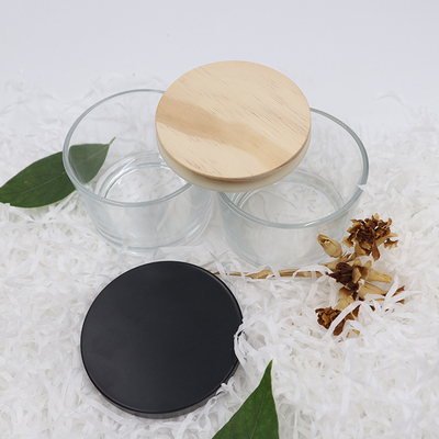 Aroma Home แก้วใสเทียนหอมเทียนถ้วยตกแต่ง 11x8 สำหรับ Centerpieces