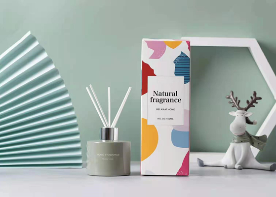 ชุดของขวัญ Aroma Reed Diffuser สีสันสดใส 120 มล. พร้อมกล่อง CMYK
