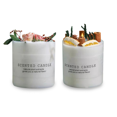 Msds Soy Scented Petals อโรมาเทอราพี ดอกไม้แห้ง เทียน ชุดของขวัญ 5oz