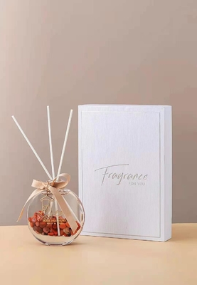 Grapefruit Peony Scented Aroma Reed Diffuser 100ml พร้อมหินหลากสี